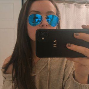 Blue Ray-Ban Aviators